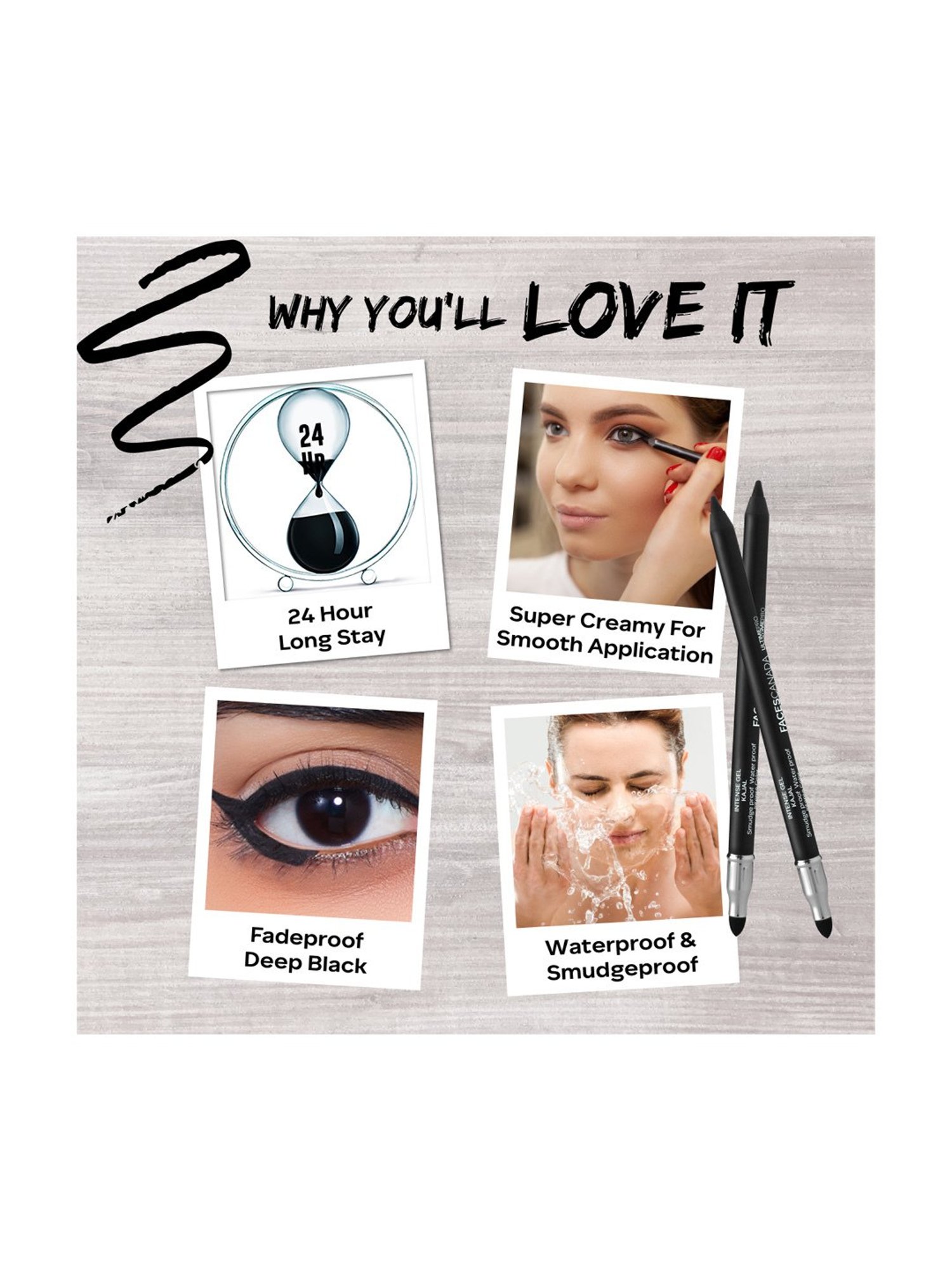 Matt Look Single Stroke Super Glide Eyeliner Kohl Kajal Bottle Green - 1.3 gm