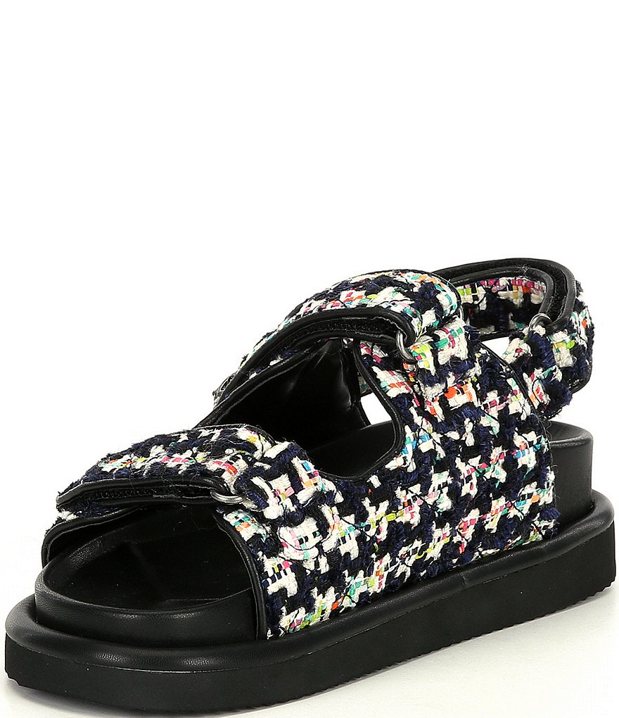 Kurt Geiger London Orson Fabric Quilted Sandals