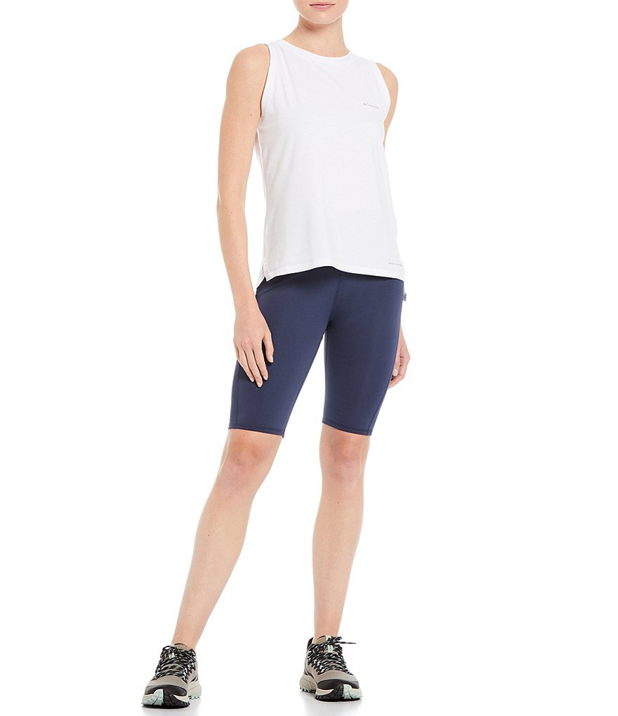 Columbia River High Rise 10#double; Half Tight Biker Shorts