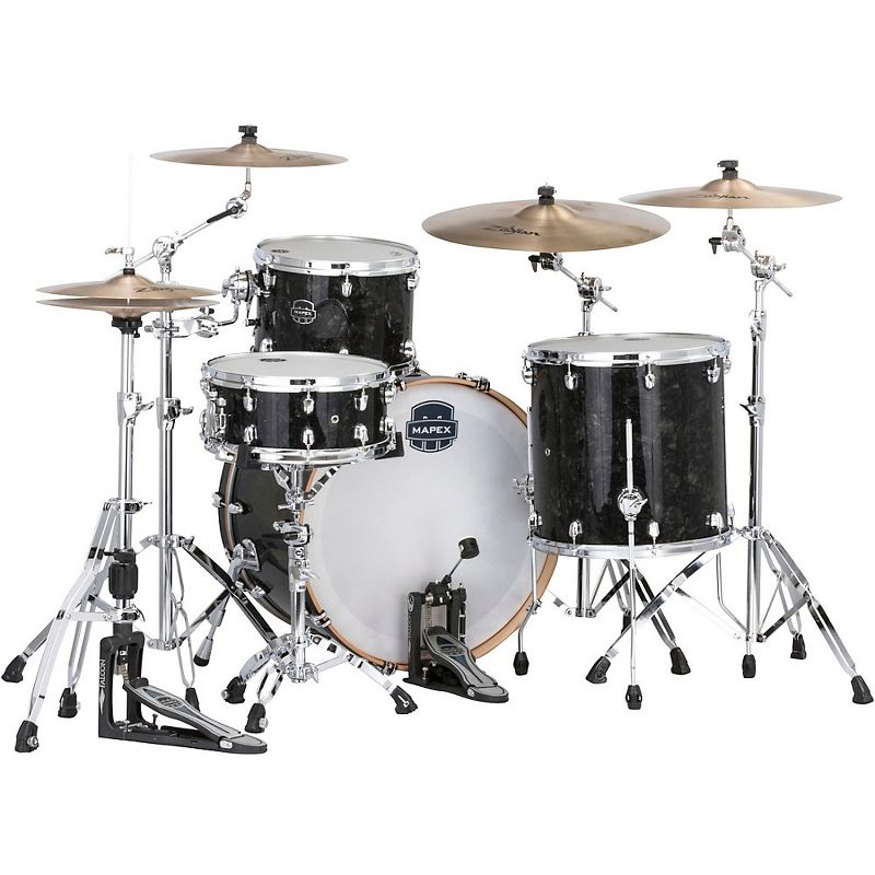 Mapex Saturn V Tour 3-Piece Shell Pack Black Pearl