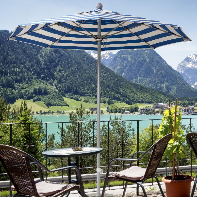 Costway 6.5FT Patio Beach Umbrella Sun Shade Tilt Carry Bag