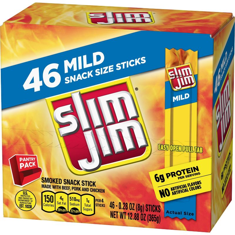 Slim Jim Mild Beef Jerky - 12.88oz