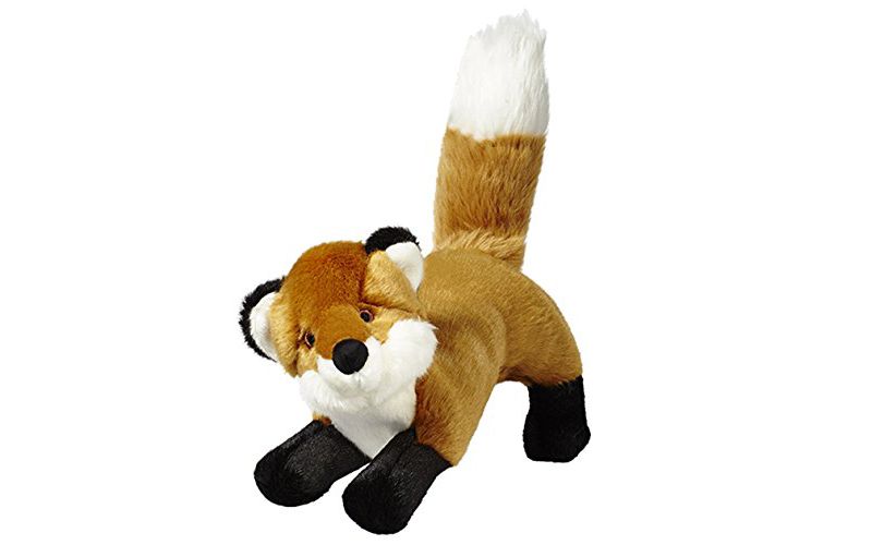 Fluff & Tuff Hendrix the Fox, Large Plush Dog Toy with Squeaker