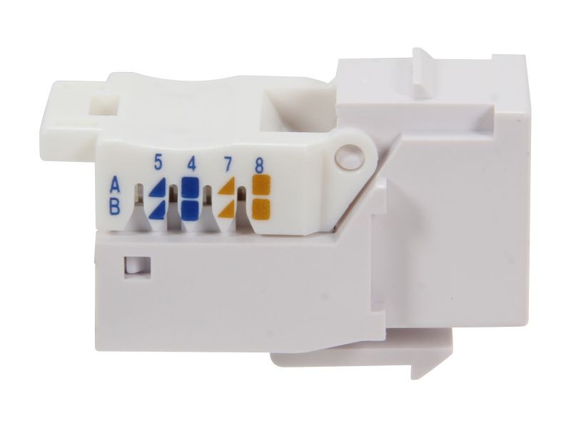 Micro Connectors CAT5 RJ45 Coupler F-F Straight