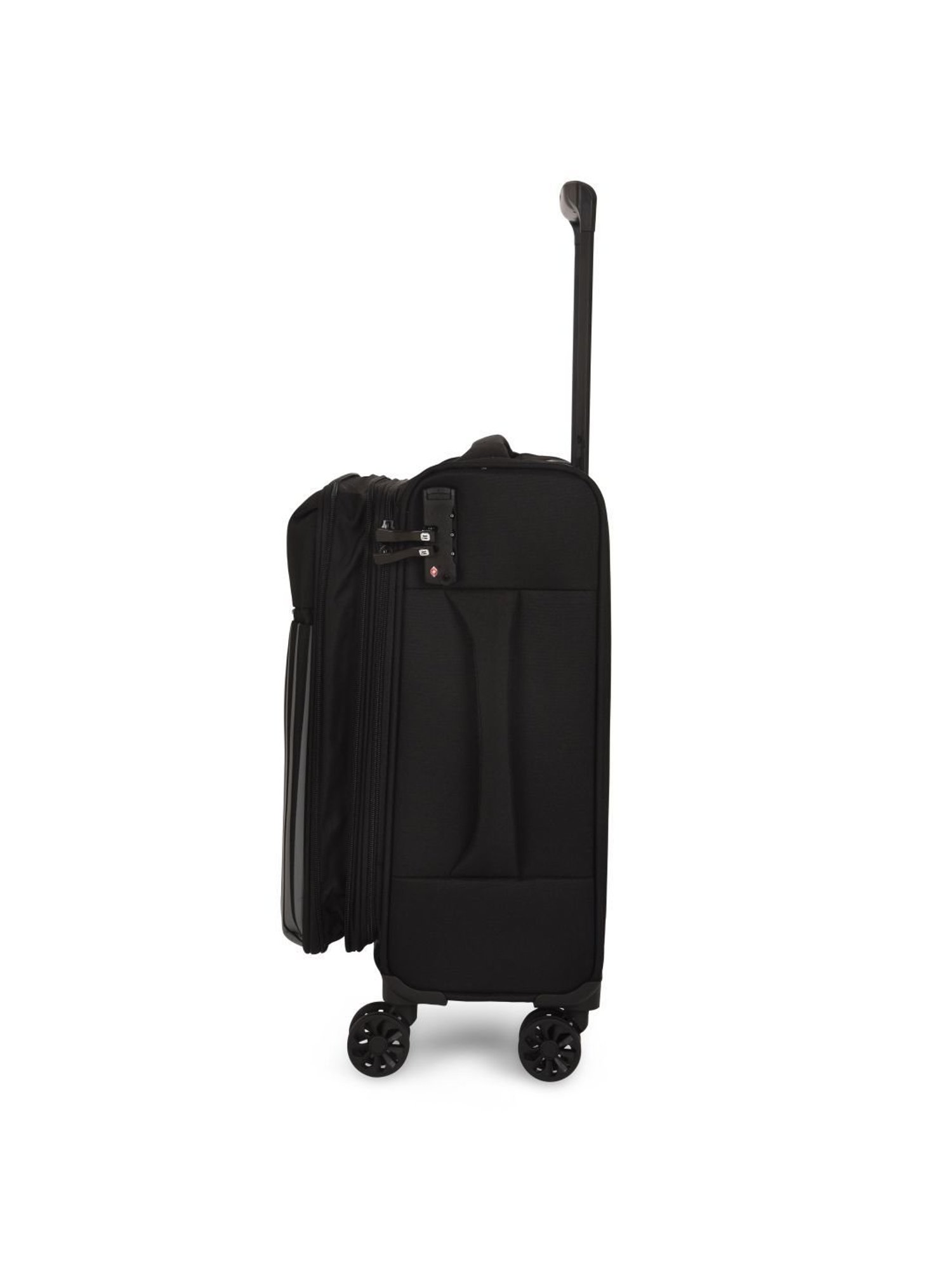 it luggage The Lite Black Cabin 20 inches Expandable Soft Case Luggage Trolley with TSA Lock