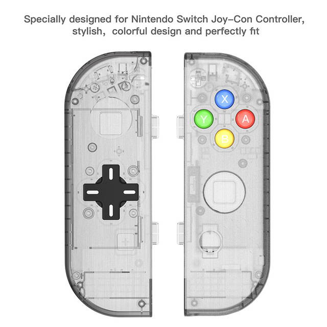 Case for Nintend Switch NS Console Animals Crossing Protective Hard Case Shell for NintendoSwitch JoyCon Joy Con Back Cover(clear)