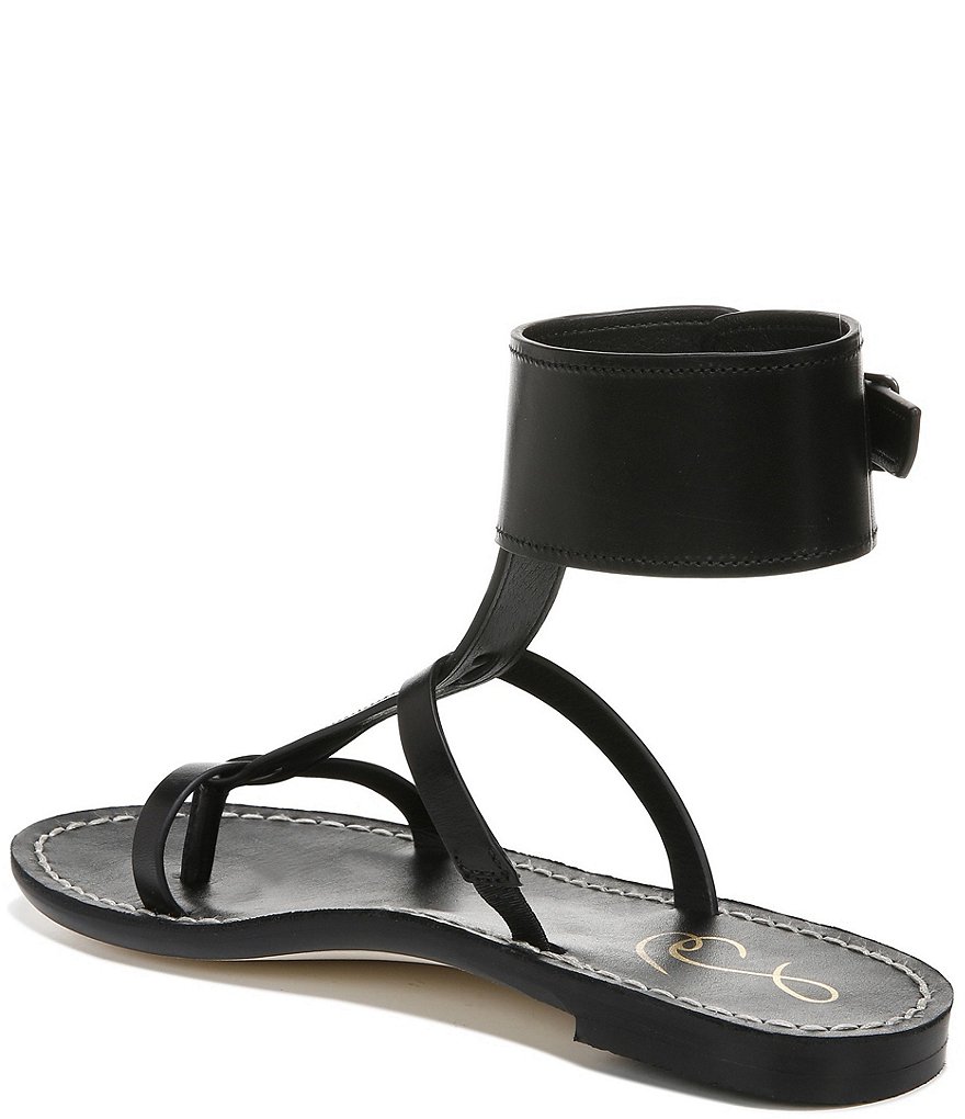 Sam Edelman Mollie Leather Ankle Band Thong Sandals