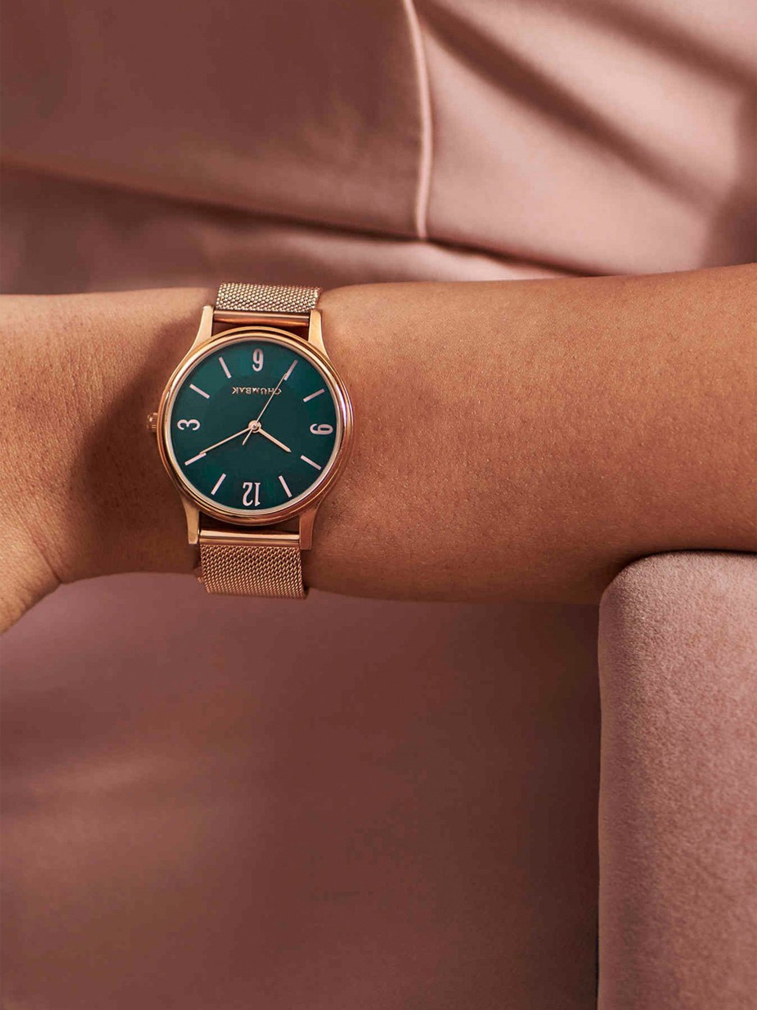 Chumbak 8907605117329 Forest Jade Analog Watch for Women