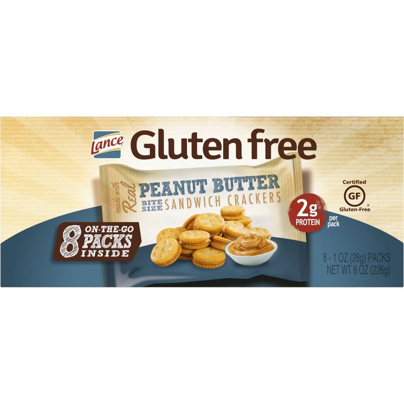 Lance Real Peanut Butter Sandwich Crackers - 8oz