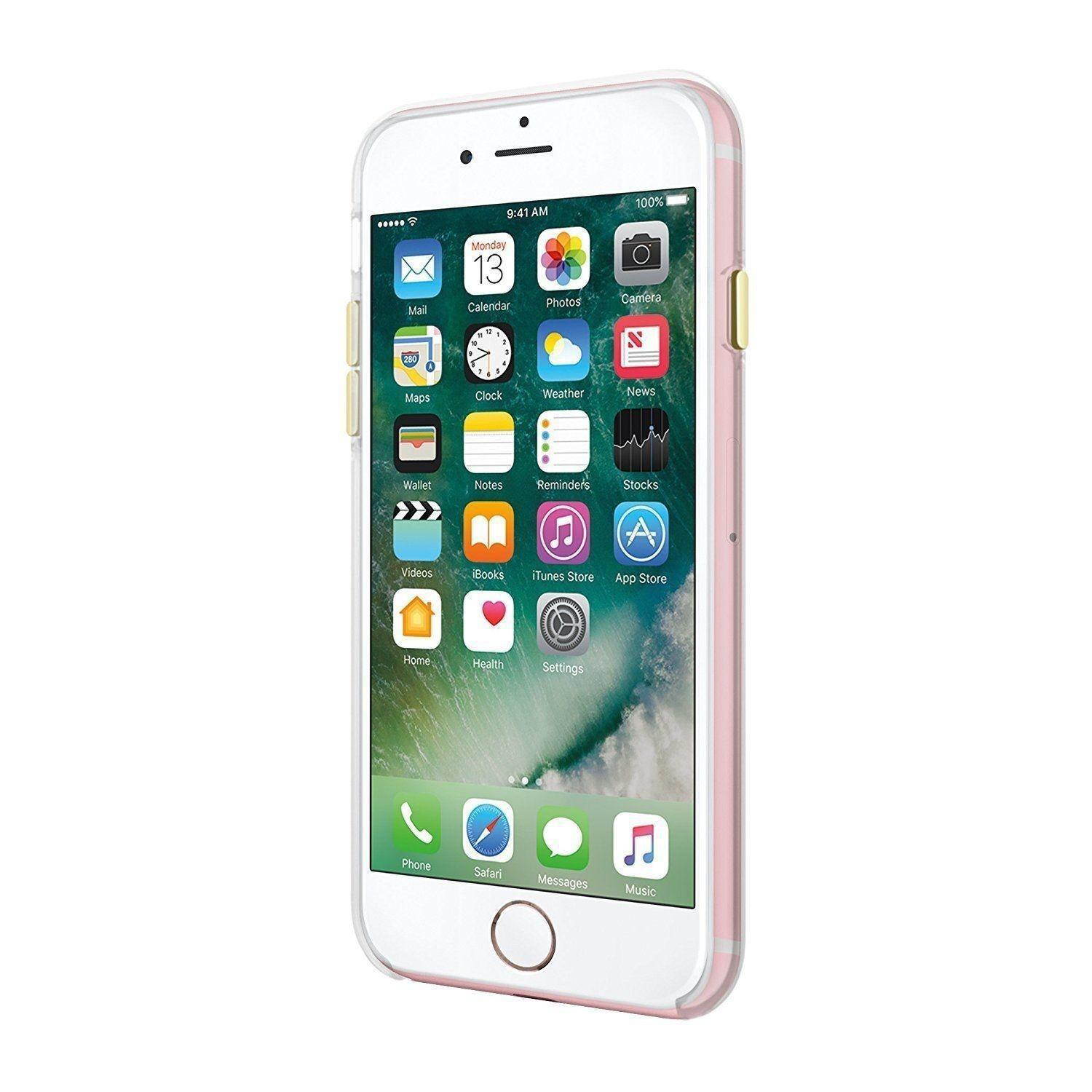 Rebecca Minkoff Sheer Case for Apple iPhone 8/7 - Geometric Wall Clear/Holographic Foil