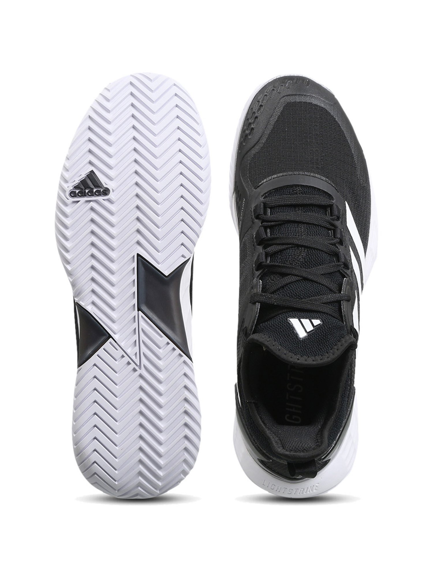 Adidas Men's adizero Ubersonic 4.1 Black Tennis Shoes