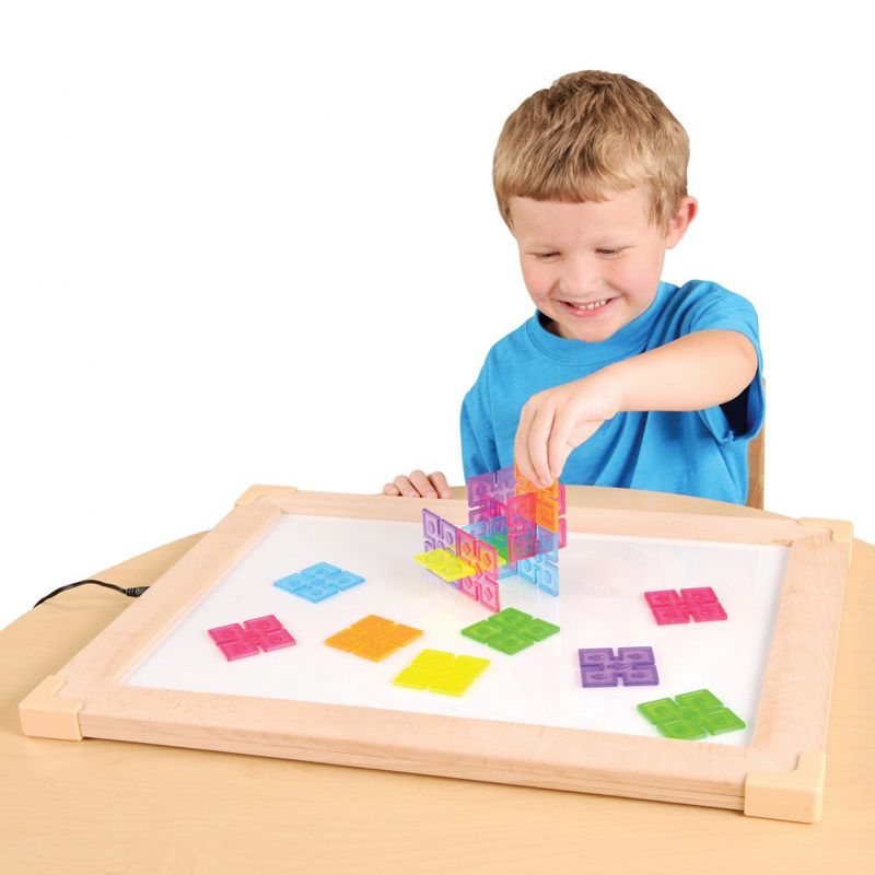 Guidecraft Ultra-slim LED Activity Tablet with Hardwood Beech Frame