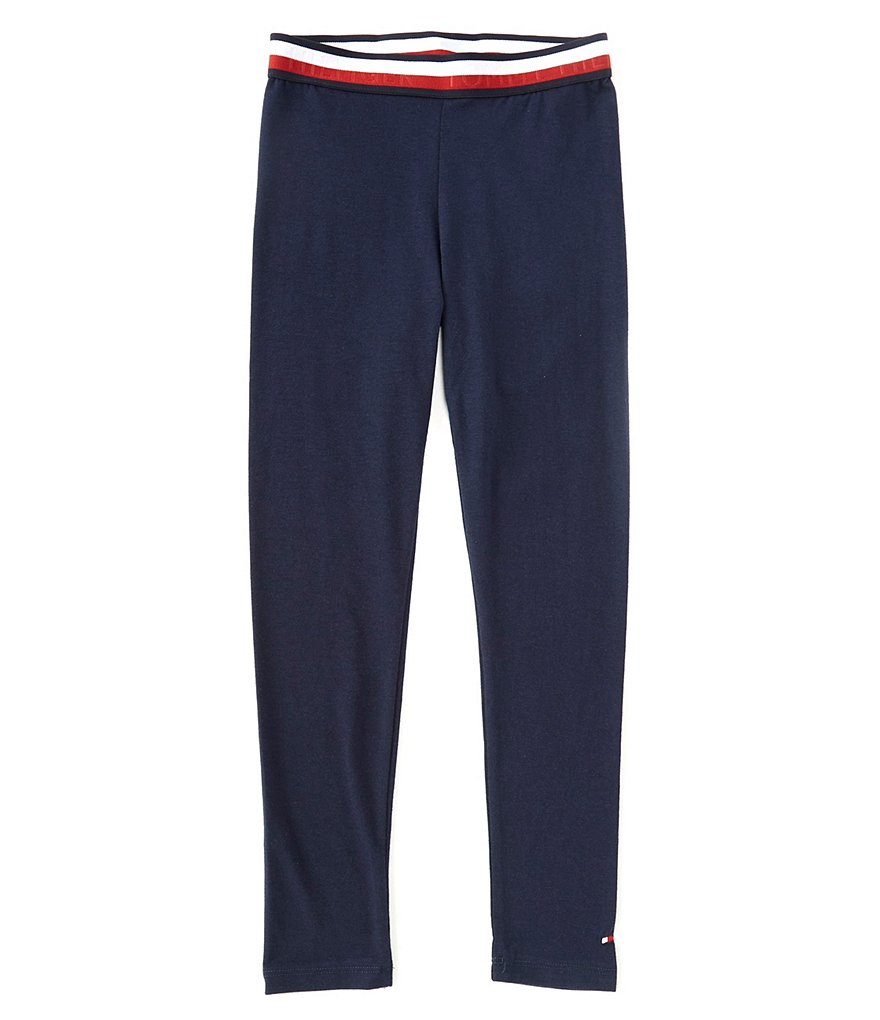 Tommy Hilfiger Big Girls 7-16 Global Striped Waist Leggings