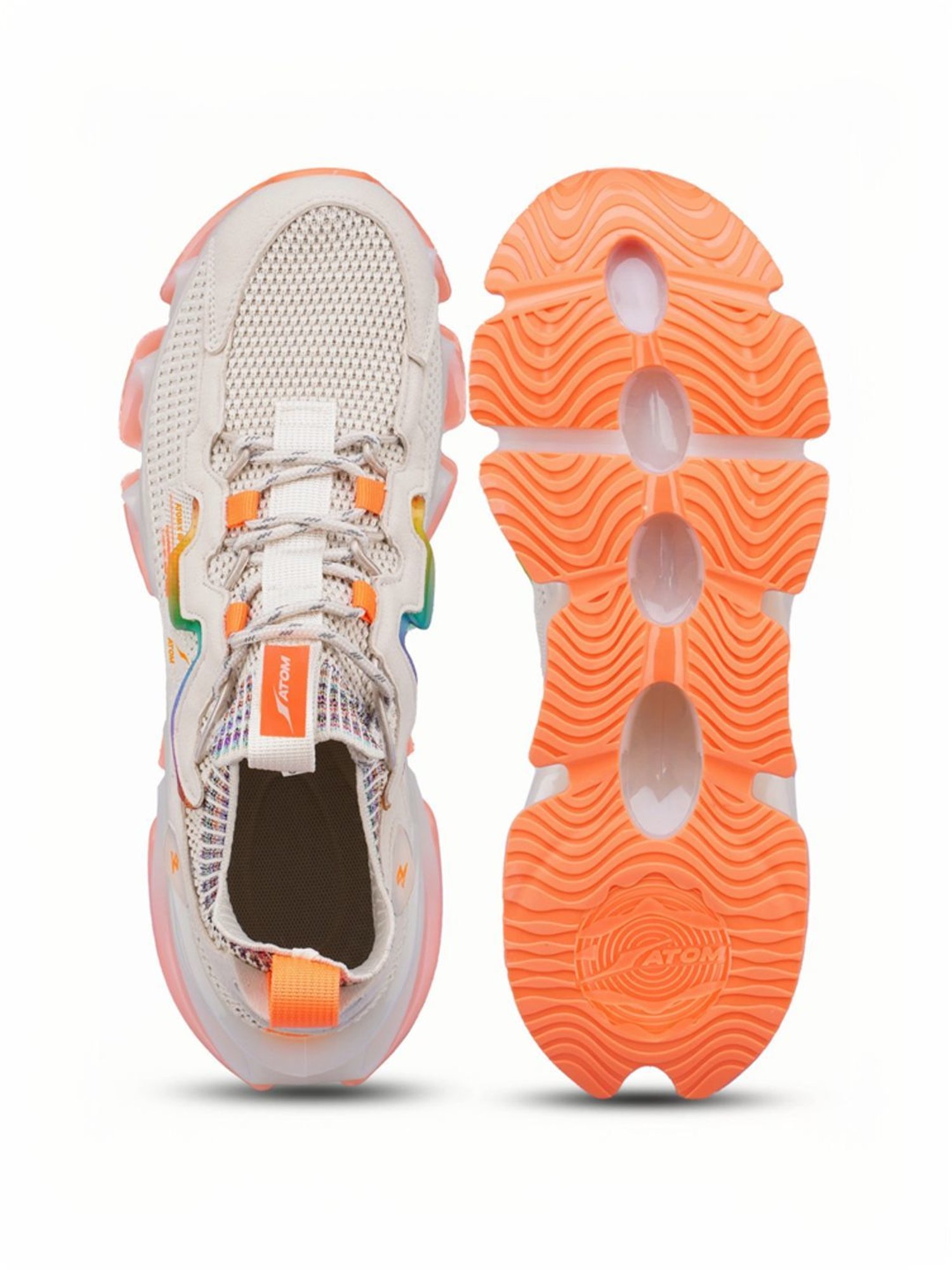 Atom Men's Spring Edge Alpha 1 Beige Running Shoes