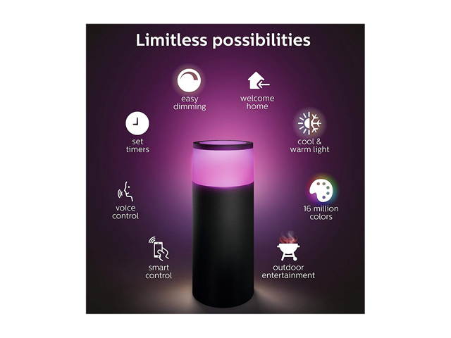 Philips Hue 802090 Calla Outdoor Bollard