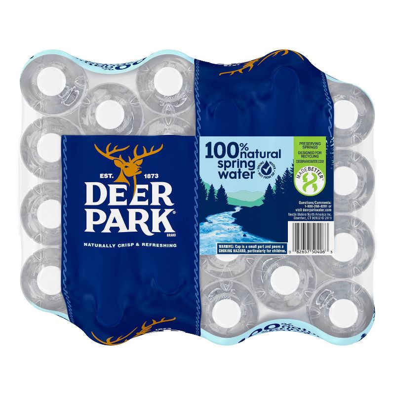 Deer Park Brand 100% Natural Spring Water - 24pk/16.9 fl oz Bottles