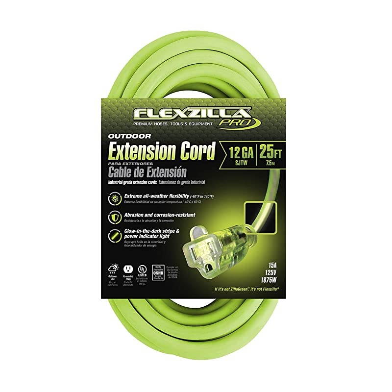 722123025FZL5F FZ512825 25ft Extension Cord 25Foot 12 Gauge