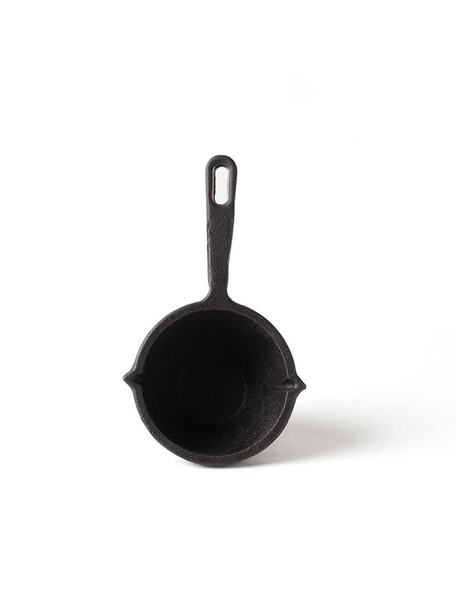 The Indus Valley Black Cast Iron 12.5 cm Induction & Gas Compatible Tadka Pan (0.3 L) - Set of 1