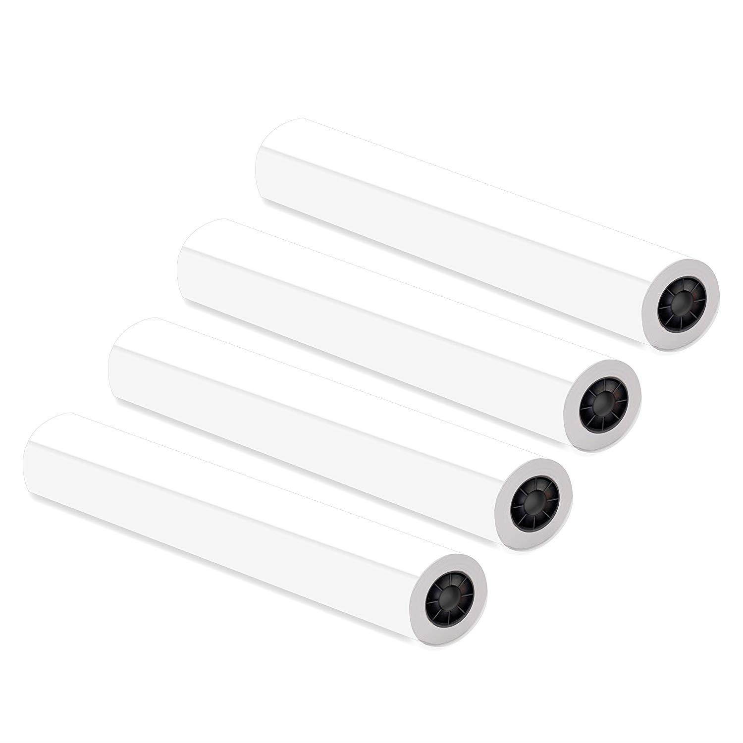 Alliance Untaped CAD Paper Rolls, 30" x 150', 92-96 Bright, 20 lb, Ink Jet Bond, Engineering - 4 Rolls Per Carton, 2 Inch Core