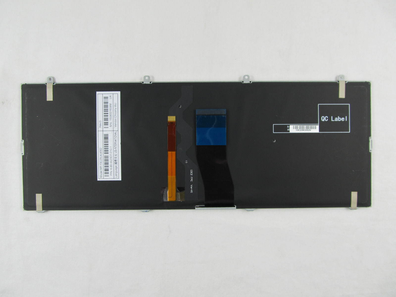 NEW FOR Clevo W230ST W230SS W230SD Sager NP7339 KEYBOARD Backlit With Frame US