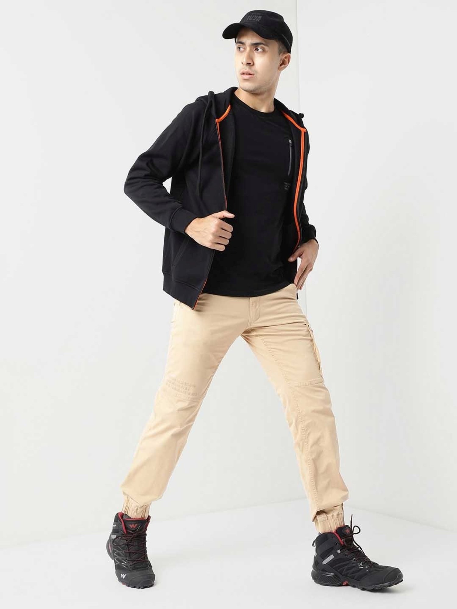 Wildcraft Light Khaki Regular Fit Cargos