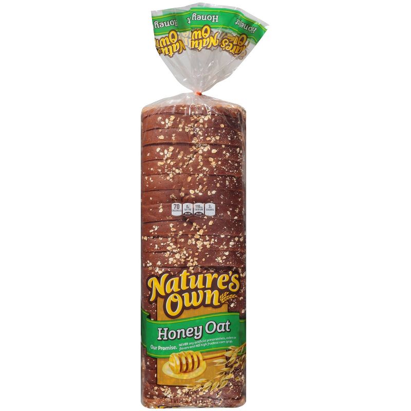 Nature's Own Honey Oat Sliced Bread - 20oz