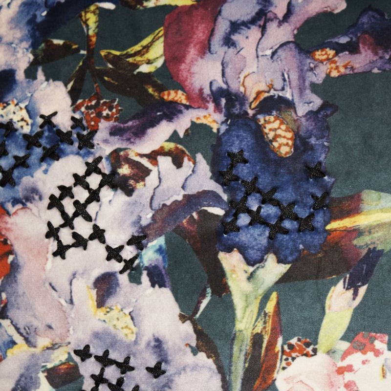 Iris Throw Pillow Teal - Edie @ Home