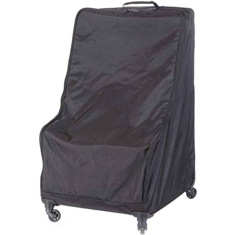 Black Children's Car Seat Travel and Storage Bag with Wheels