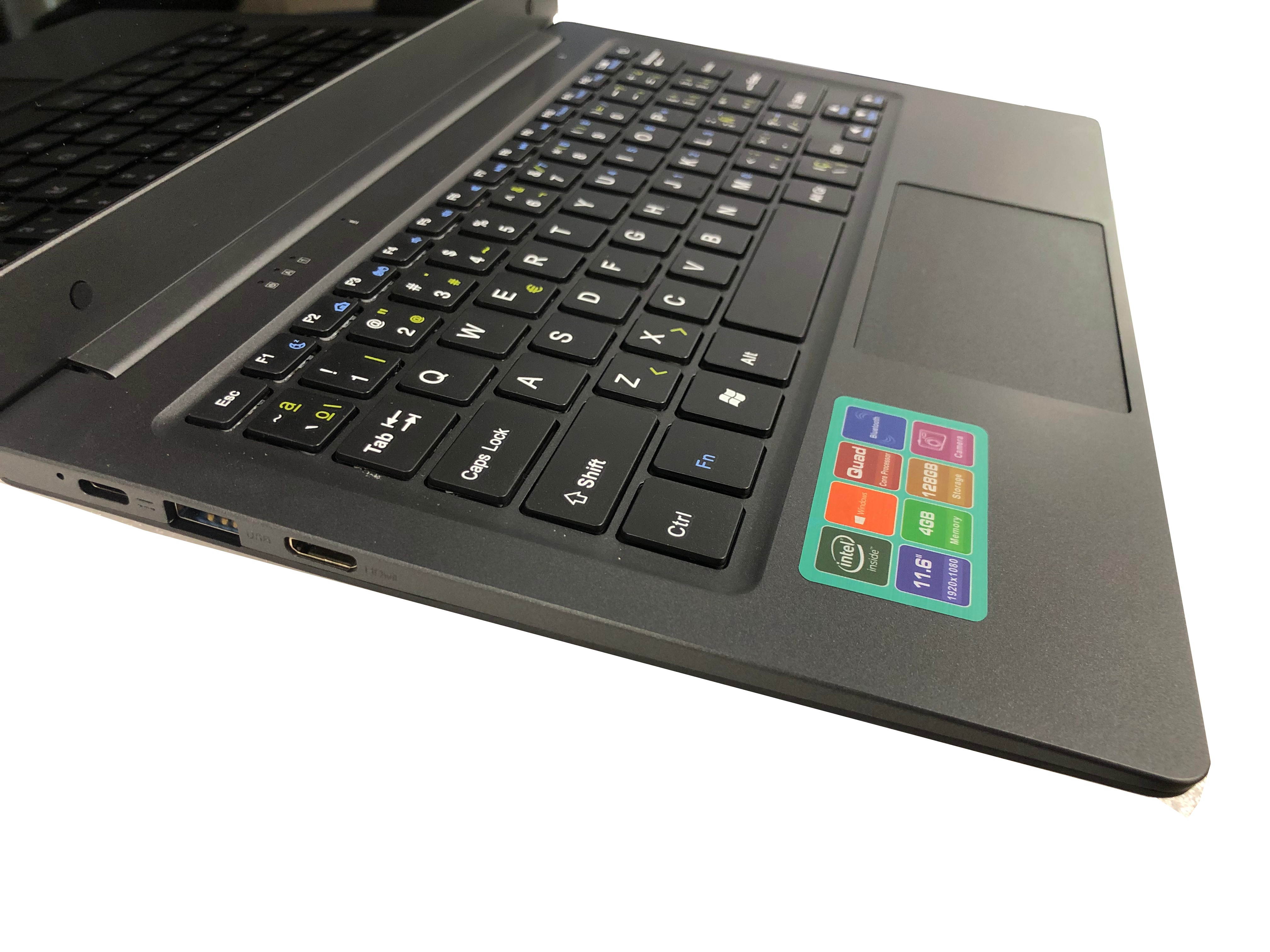 iView Classmate 116J3710 11.6&rdquo; 4GB/128GB, Windows 10 Pro, Matte Black