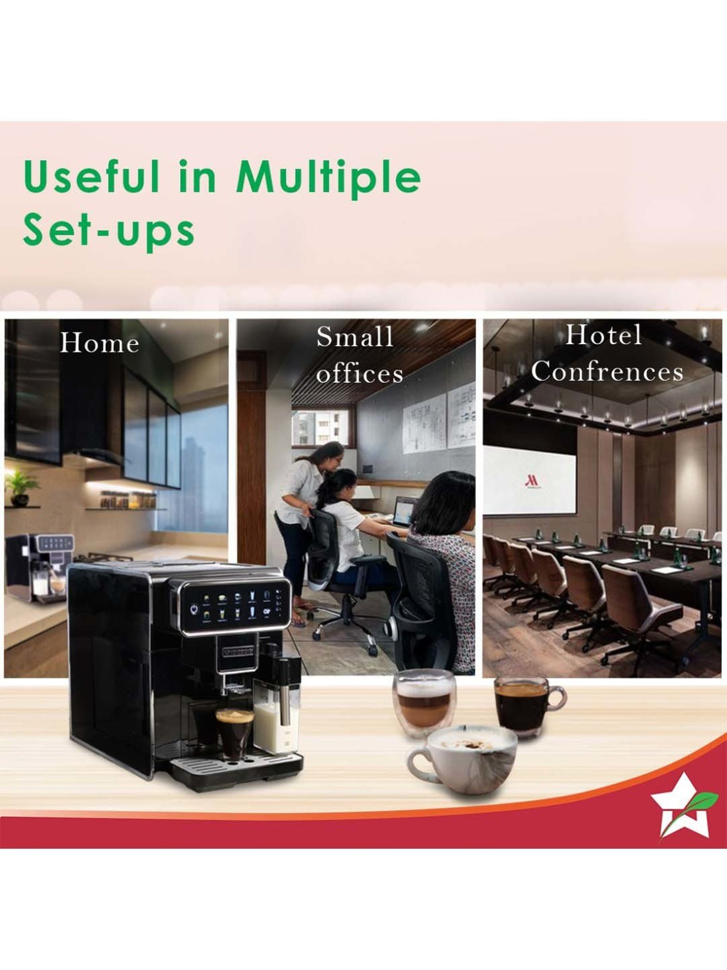 Wonderchef Regalia Capsule Coffee Machine with Frother (1400W, Black)