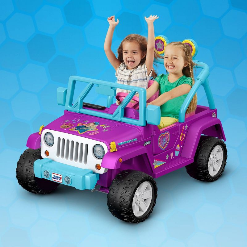 Power Wheels JoJo Siwa Jeep Wrangler Powered Ride-On