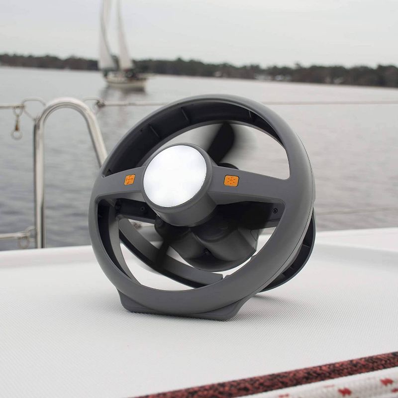 UST Brila USB Rechargeable Fan and Light with Hook