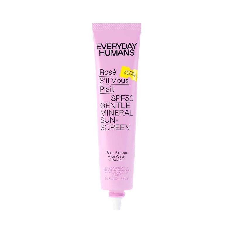 Everyday Humans Rose S'Il Vous Plait Gentle Mineral Sunscreen - SPF 30