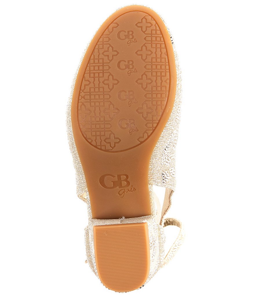 GB Girls' Lulaa 2-Girl Cut Out Rhinestone Dress Heels (Toddler)