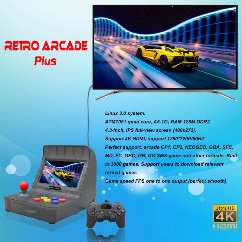 Handheld Mini arcade arcade plus retro nostalgic two player game handheld HD rocker