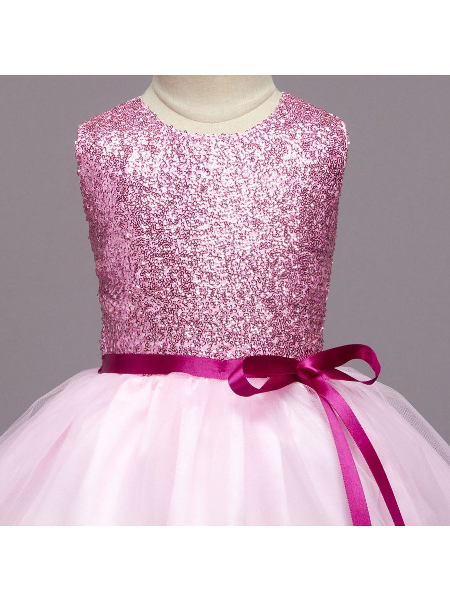 The Magic Wand Kids Pink Embellished Dress