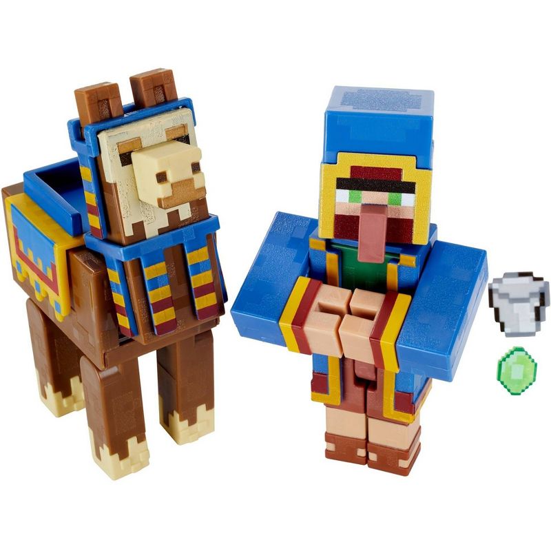 Minecraft Comic Maker 2pk - Llama and Wandering Trader