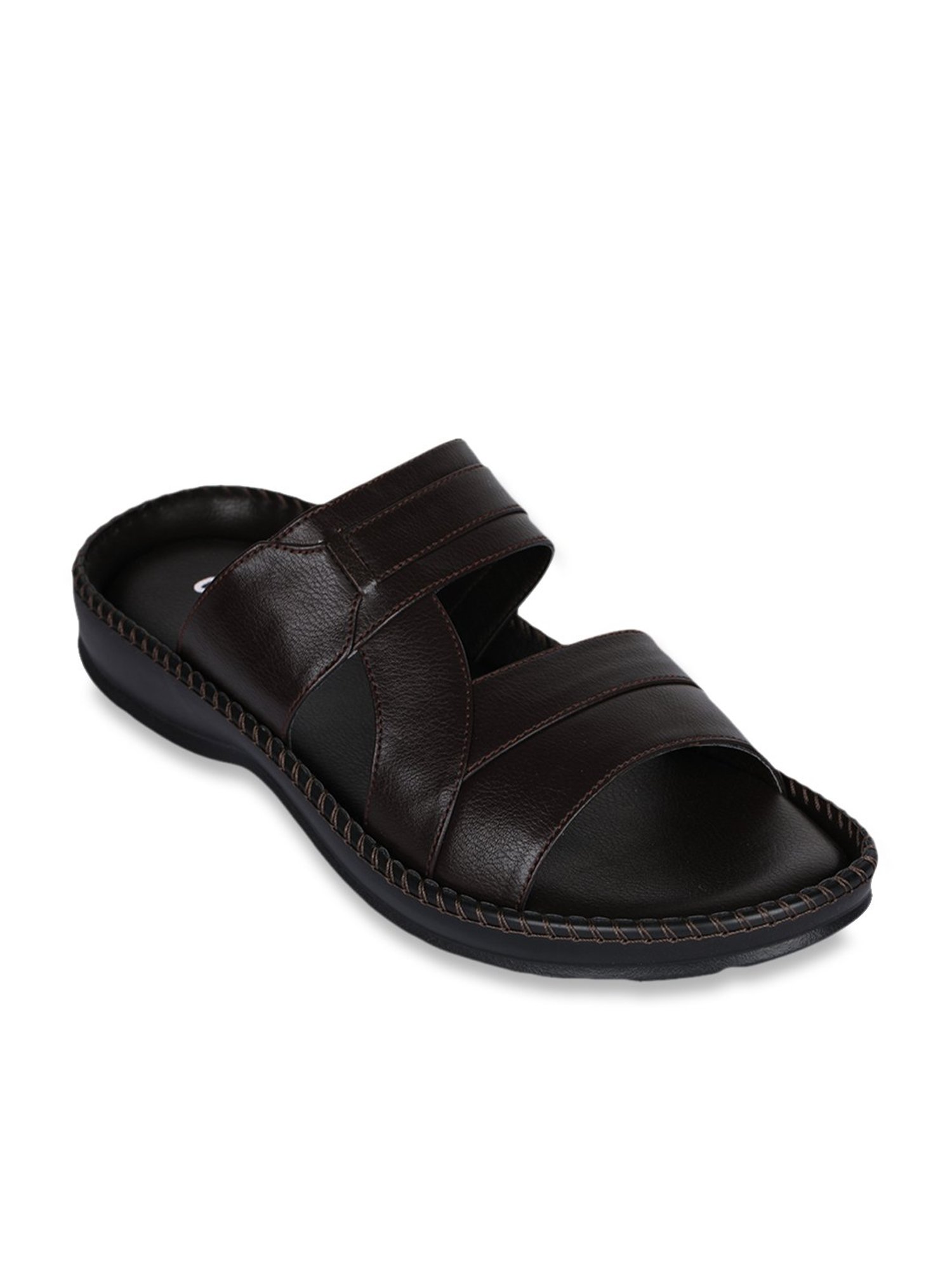 Coolers by Liberty Men's Dark Brown Casual Sandals