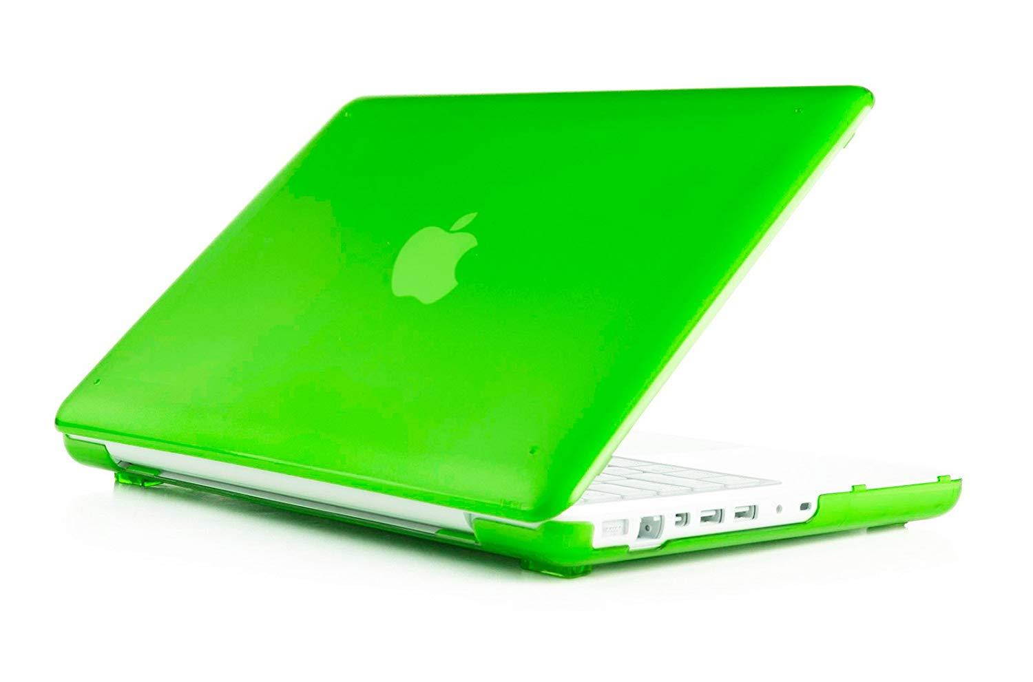 mCover Green iPearl Hard Shell Cover Case + Free Keyboard Skin for Model A1342 White Unibody 13-inch MacBook (part No. MC207LL/A or MC516LL/A, released after Oct. 20, 2009)