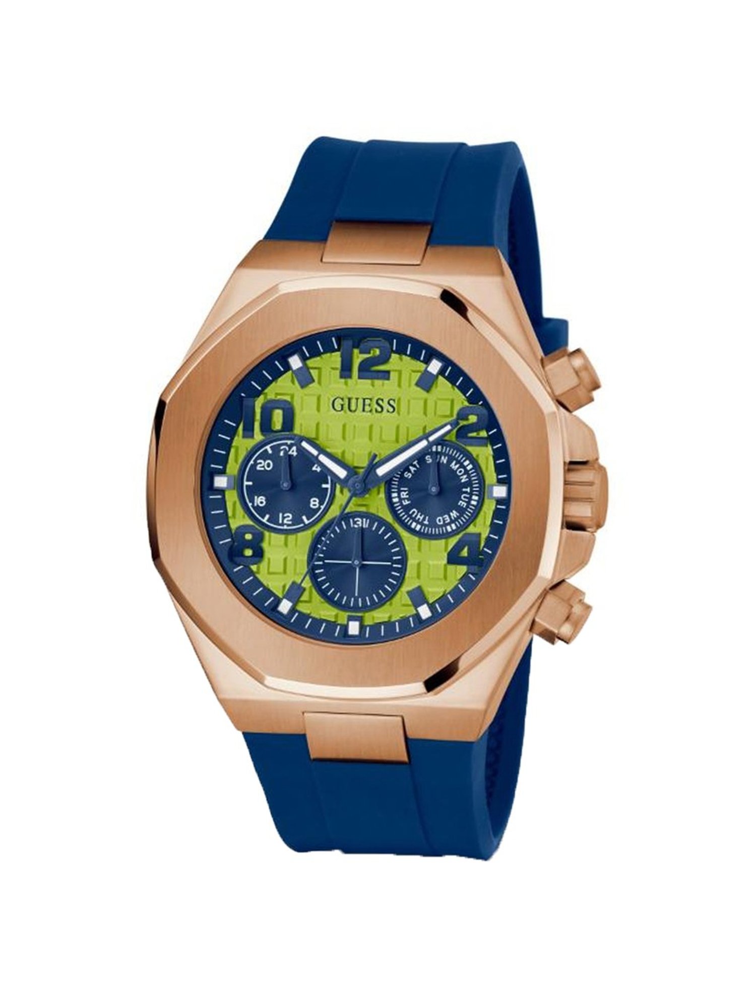 GUESS EMPIRE Men  Rose Gold Tone Dial Analog Watch - GW0583G3