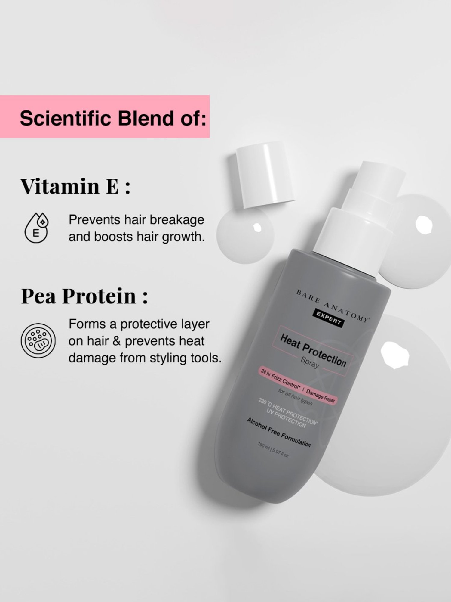 Bare Anatomy Expert Heat Protection Spray - 150 ml