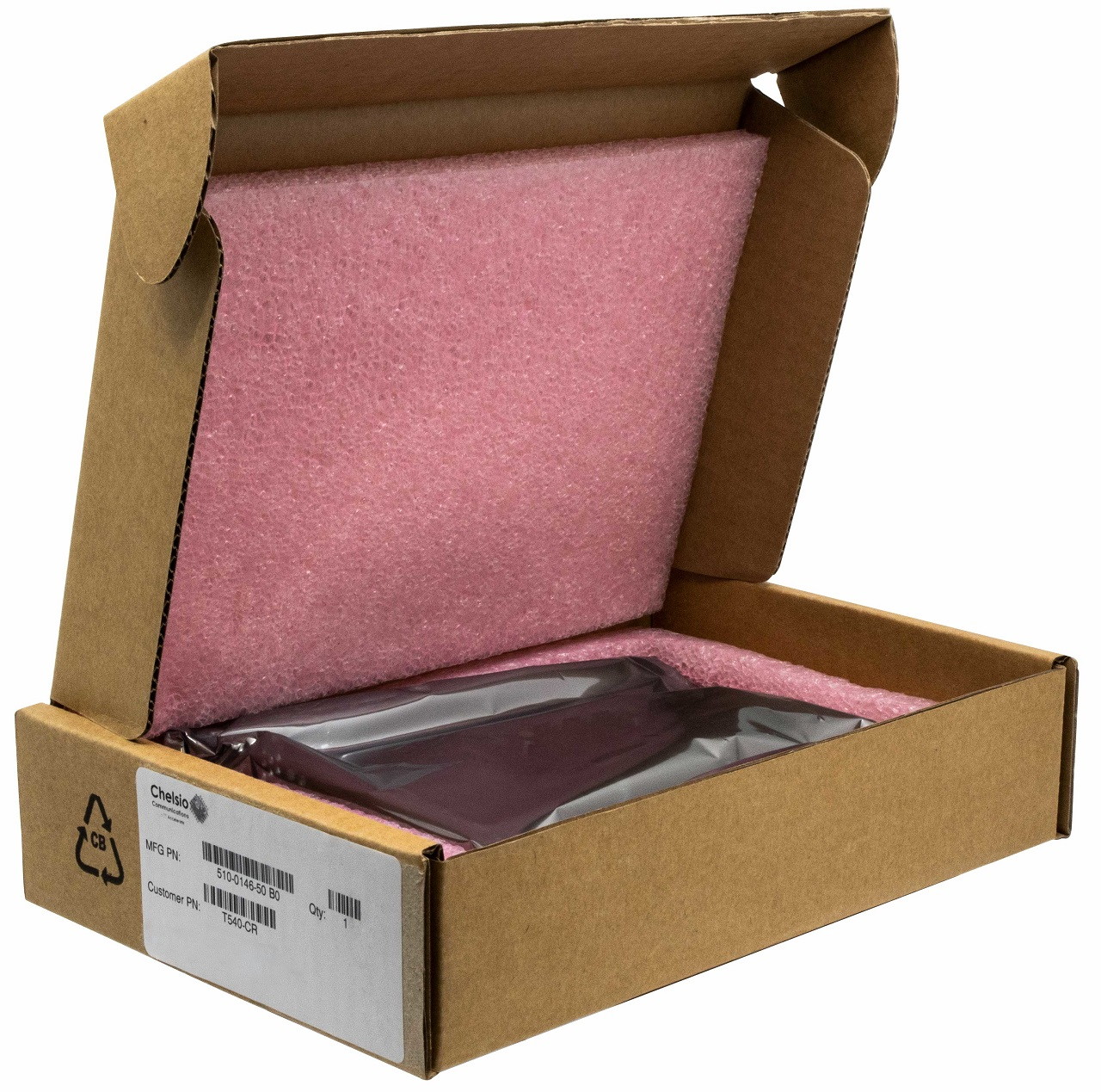 Chelsio T540-CR Quad Port SFP+ 10GbE PCIe 3.0 x8 Unified Wire Adapter Server Network Card (110-1178-50)