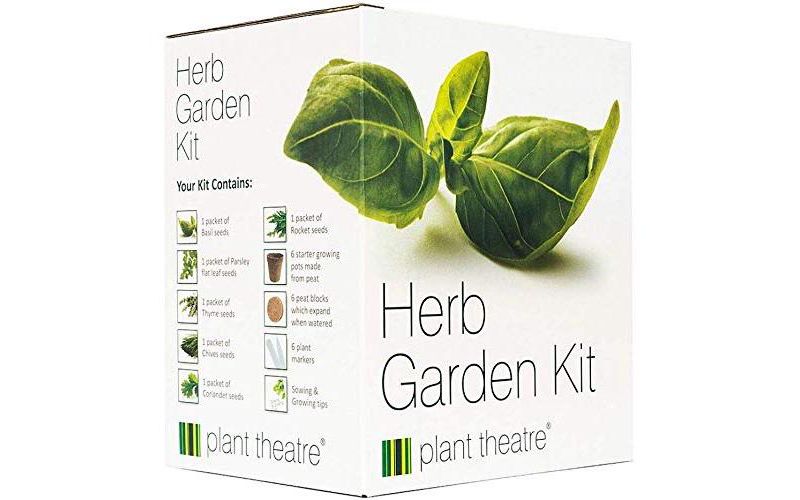 Plant Theatre Herb Garden Kit - Plant Seed Kit - 6 Different Herbs to Grow - Everything You Need to Start Growing in one Box!