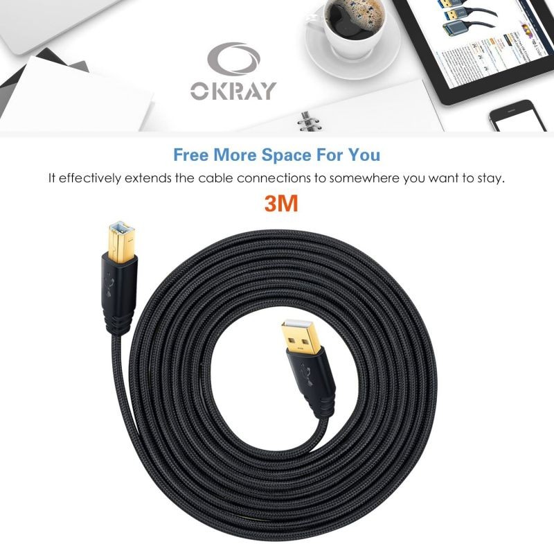 25Ft 25 Feet DB25 Male to Female MF Extension Parallel Cable UL Certified