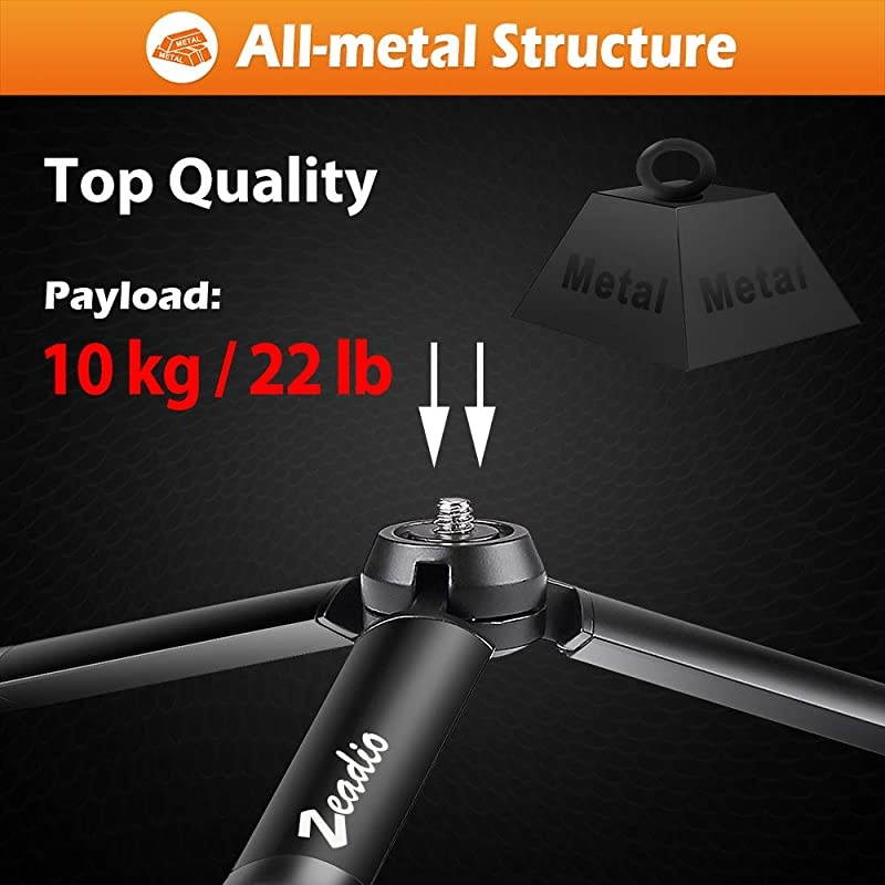 Metal Mini Tripod Desktop Tabletop Stand Compact Tripod for Smooth 4 Osmo Mobile Vimble 2 Gimbal Handle Grip Stabilizer and All Cameras