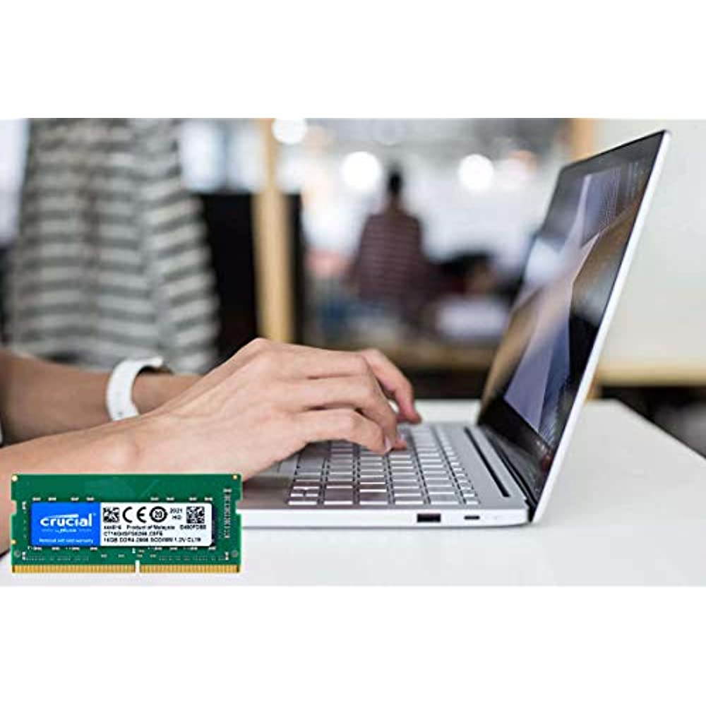 Crucial 16GB 260-Pin DDR4 SO-DIMM DDR4 2666 (PC4 21300) Laptop Memory Model CT16G4SFS8266