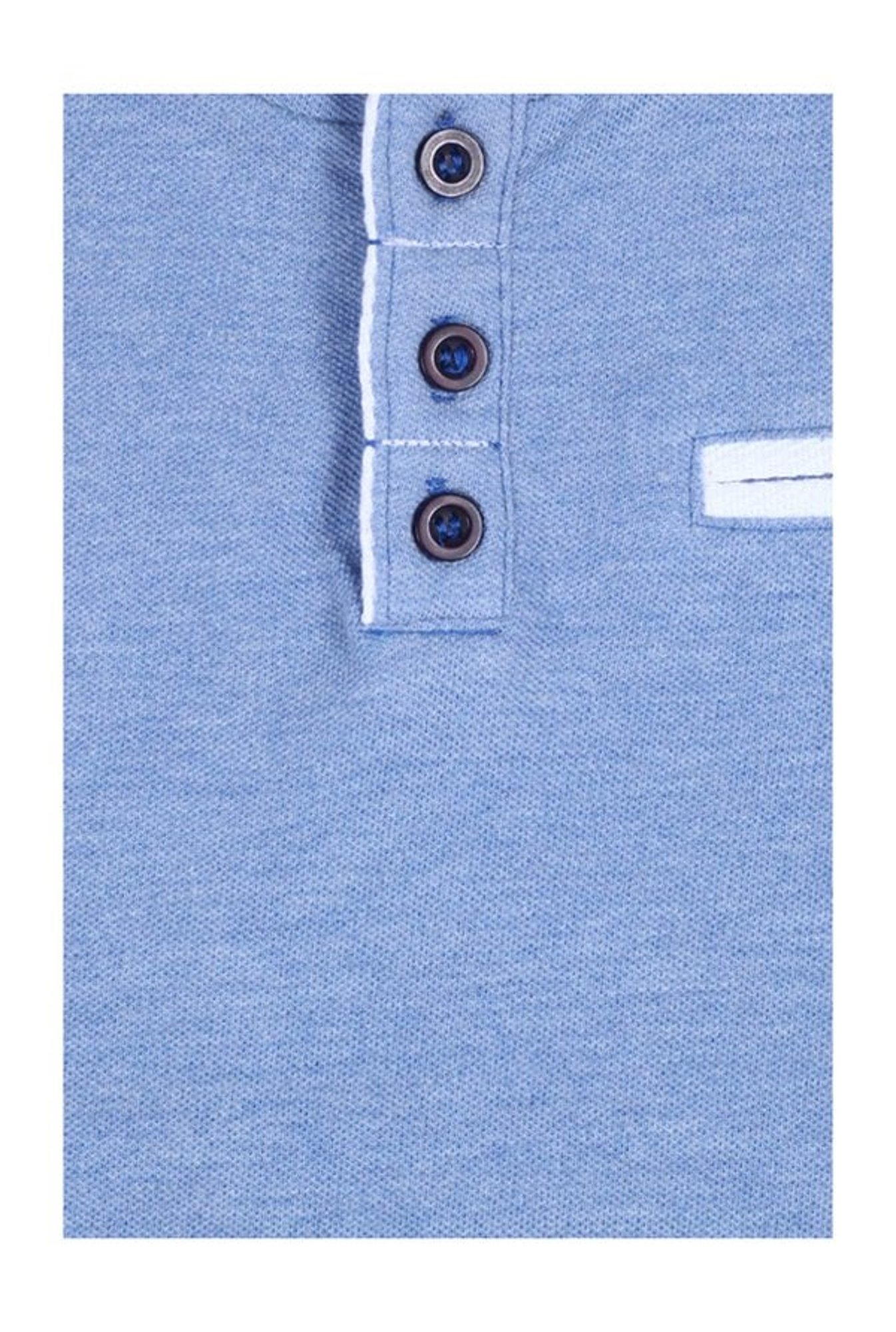 Superyoung Boys Blue Textured T-Shirt