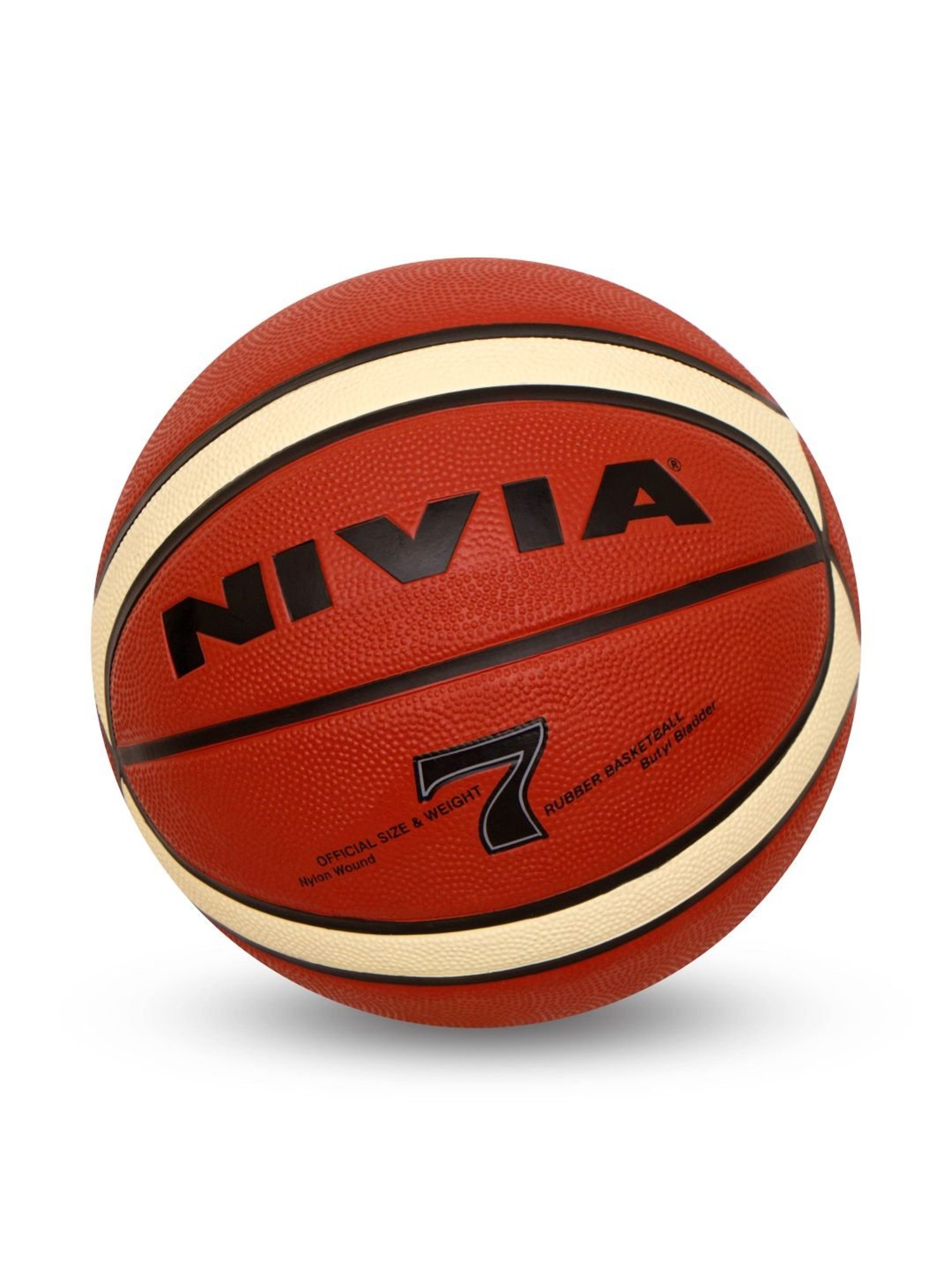 Nivia Engraver Brown Basketball (Size-6)