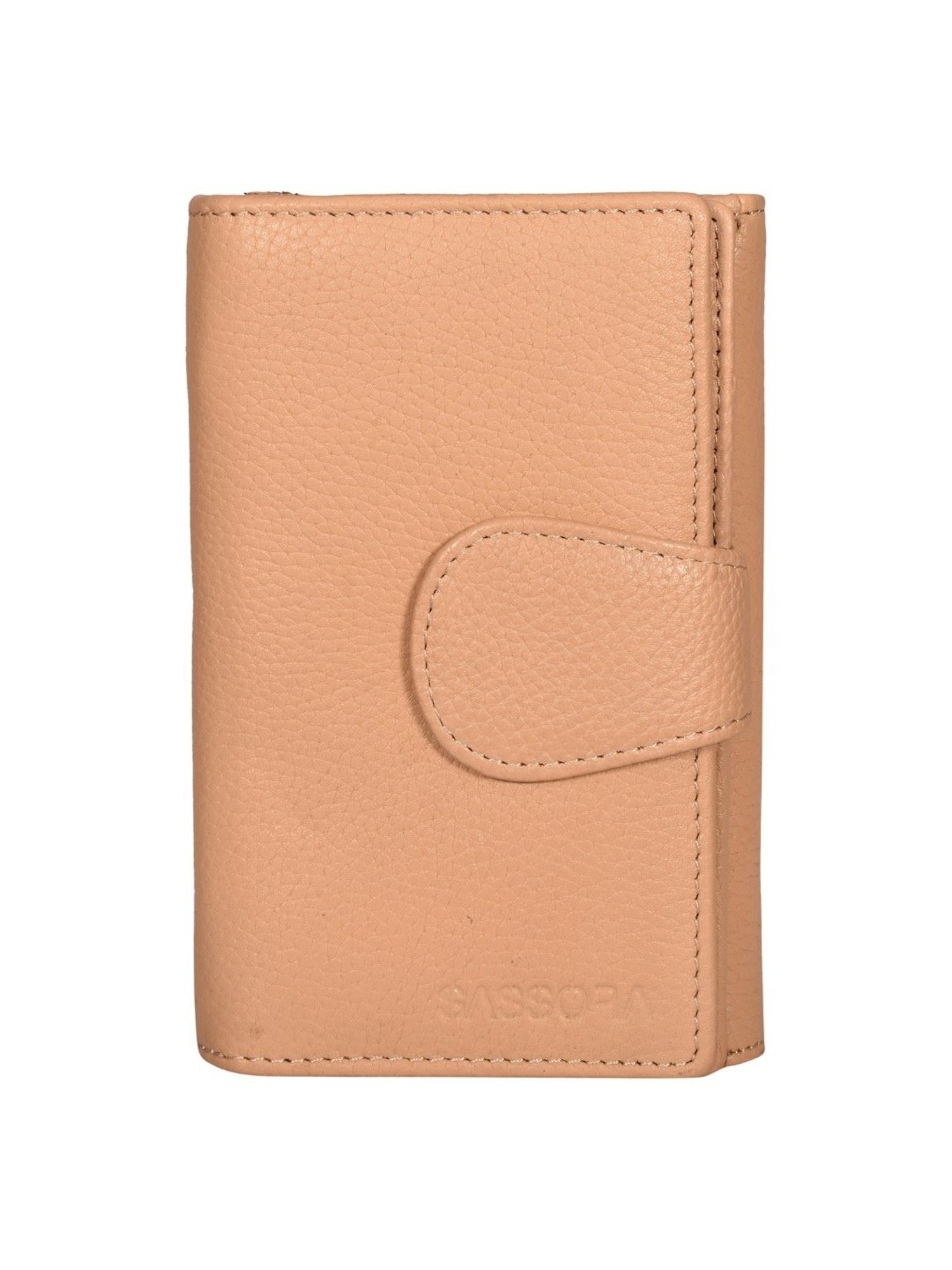 SASSORA QIU Beige Leather Wallet