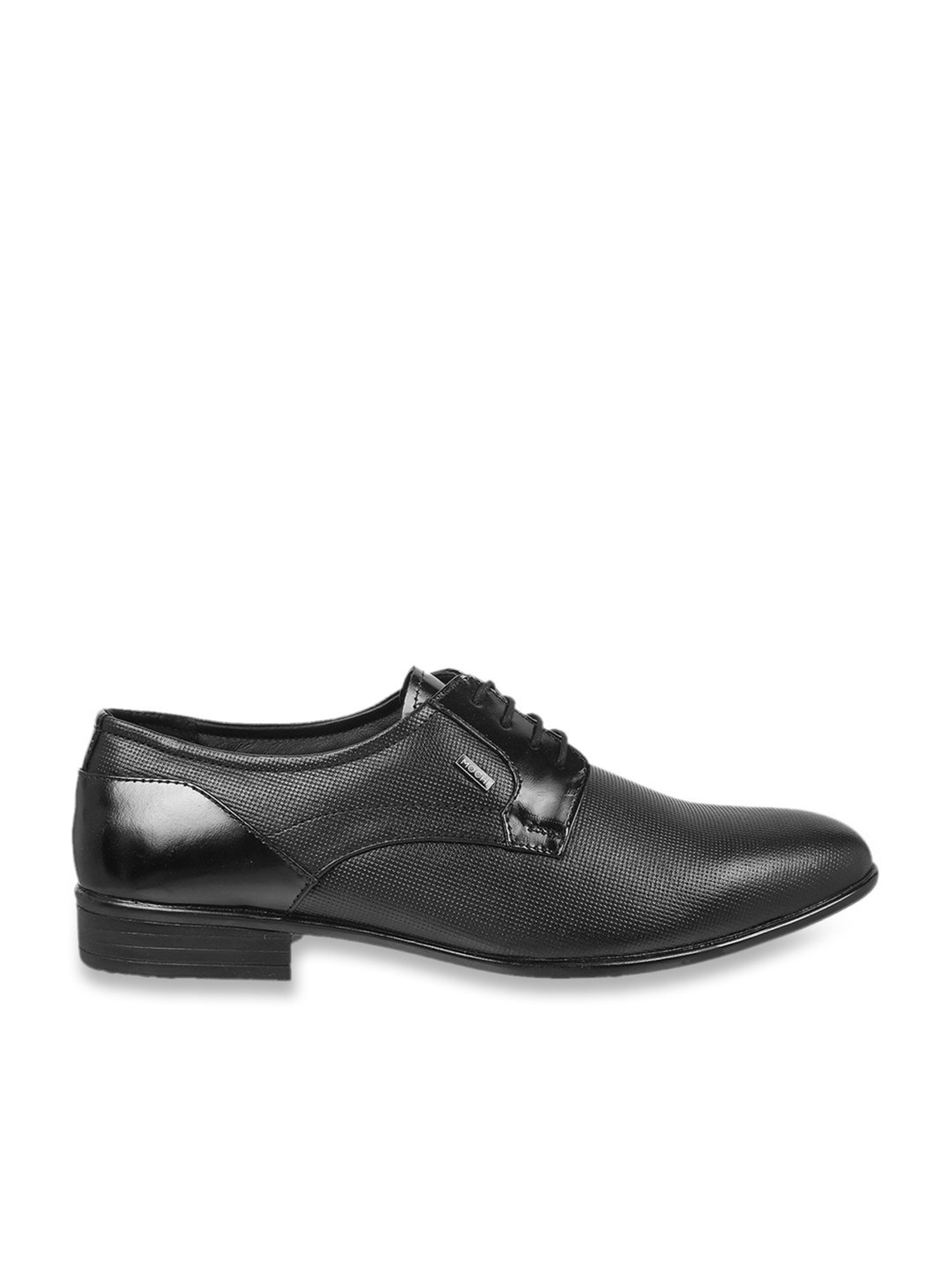 Mochi Men's Black Shoe Lace-up